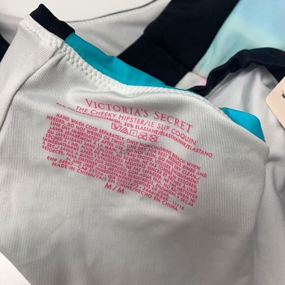 🔥VICTORIA SECRET SWIMSUIT 2 pc xsmall removable padded //medium New #8 - Picture 8 of 8